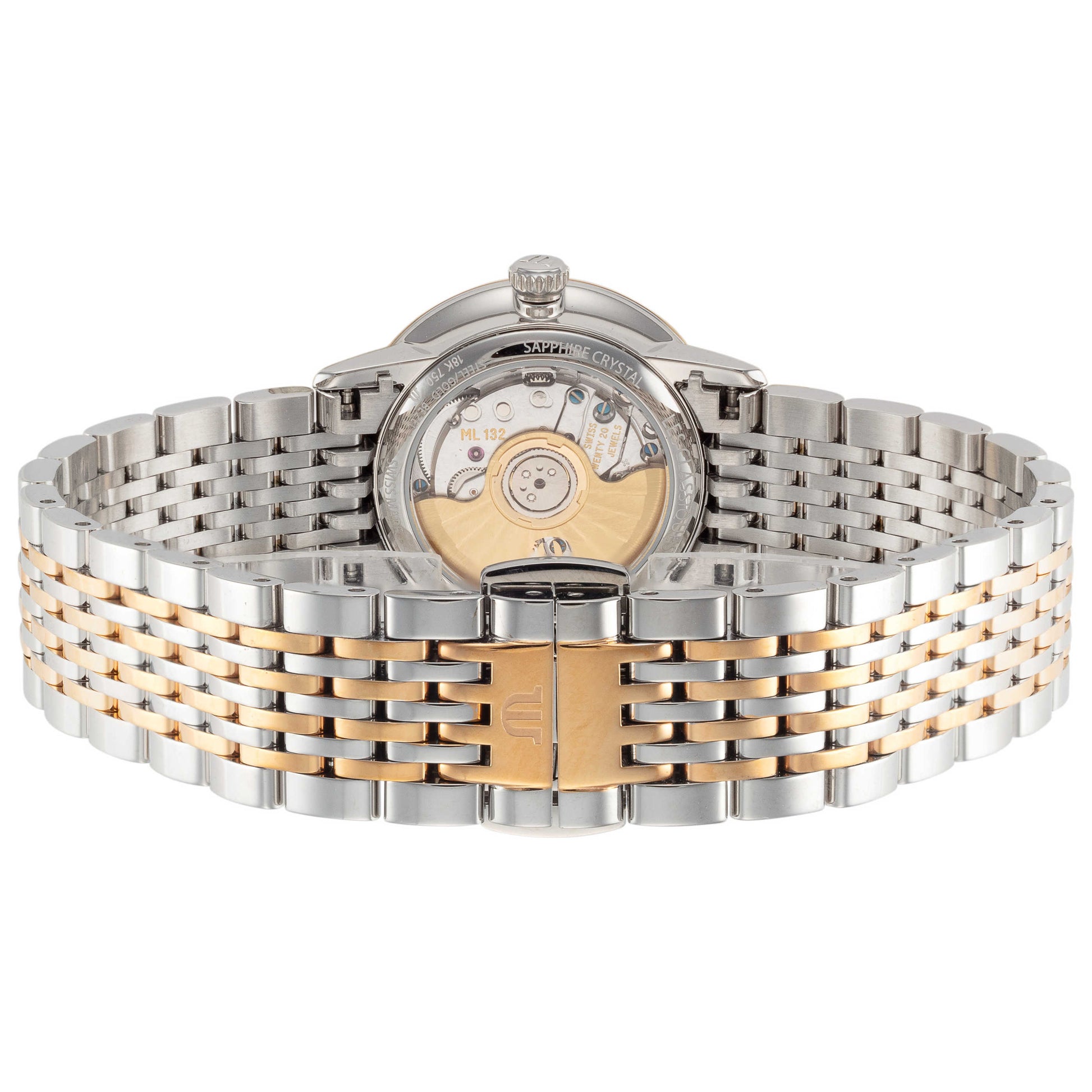 Back view of Maurice Lacroix Les Classiques Women's Automatic Watch LC6063-PS103-110-1