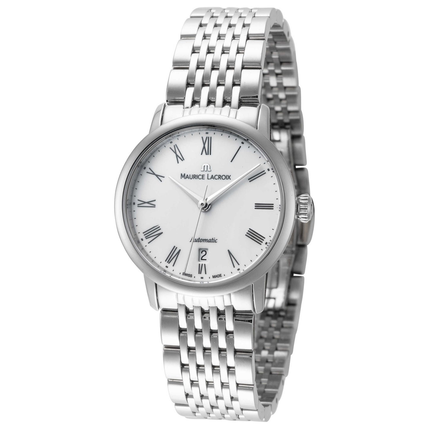 Front view of Maurice Lacroix Les Classiques Women's Automatic Watch LC6063-SS002-110-1