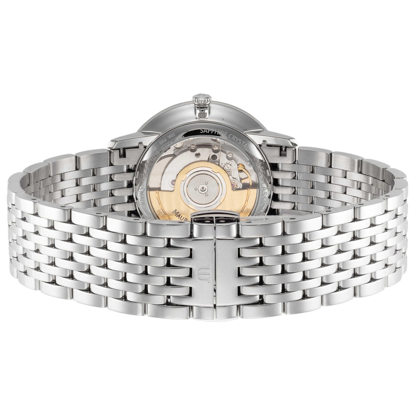 Back view of Maurice Lacroix Les Classiques Men's Automatic Watch LC6067-PS102-110