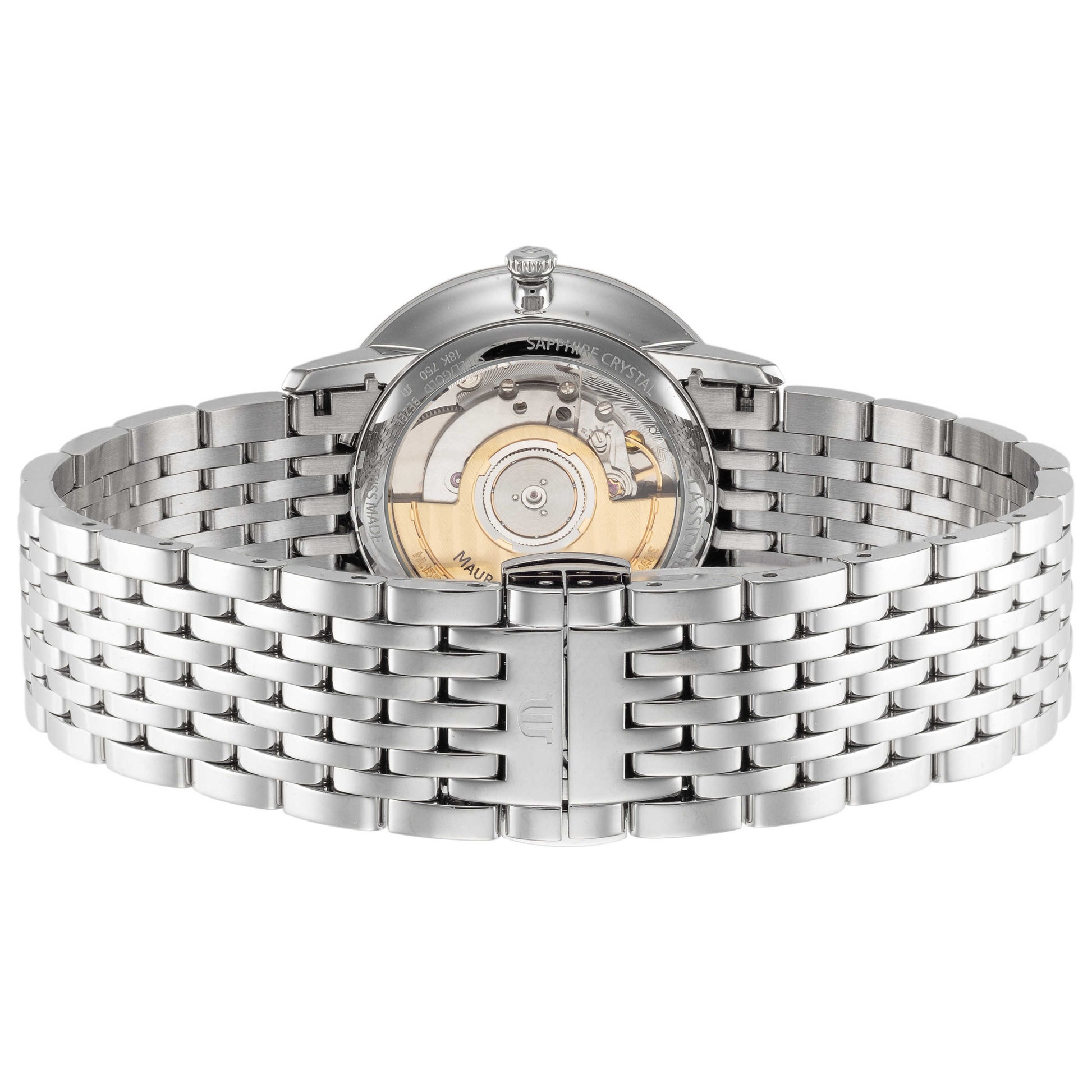 Back view of Maurice Lacroix Les Classiques Men's Automatic Watch LC6067-PS102-110