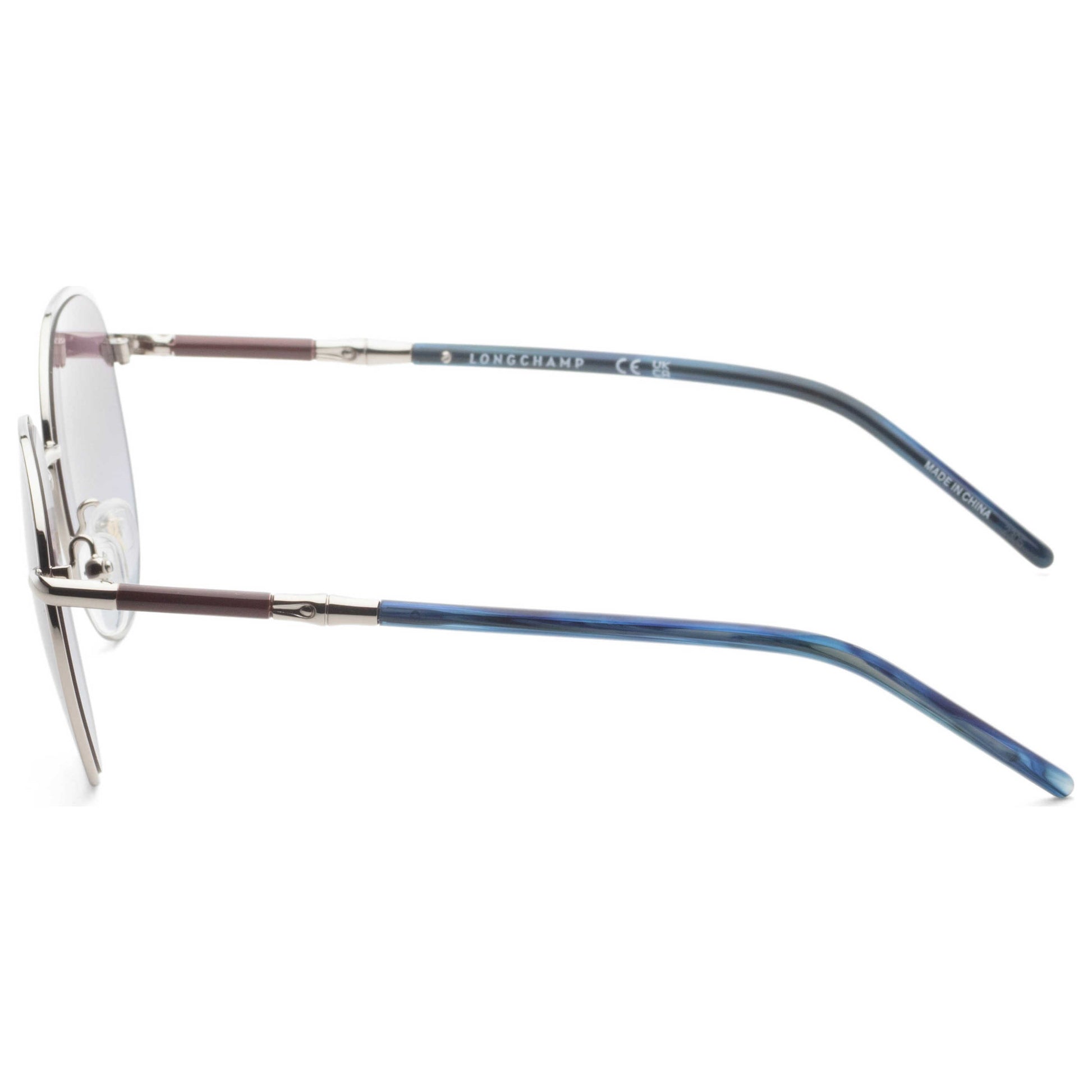 Left view of Longchamp Women's Sunglasses LO171S-714-53