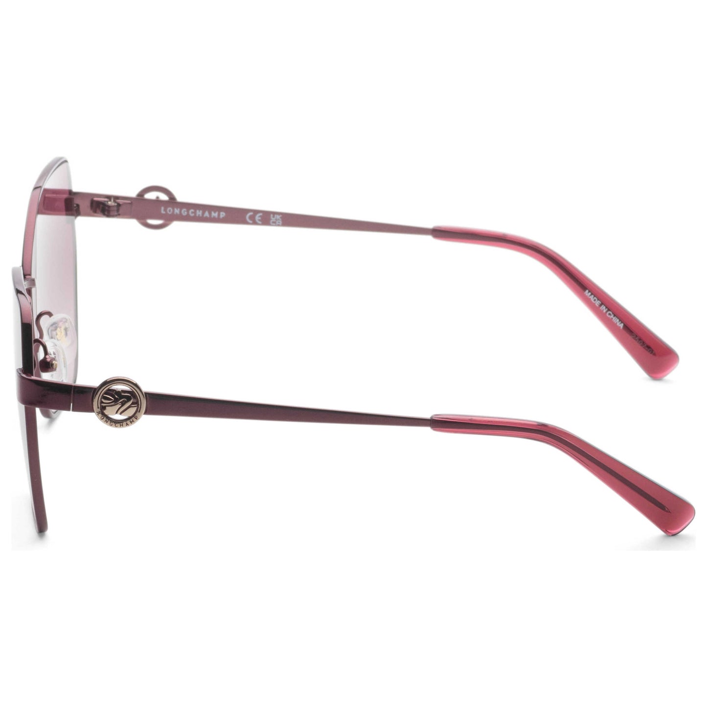 Left view of Longchamp Women's Sunglasses LO180S-601-58