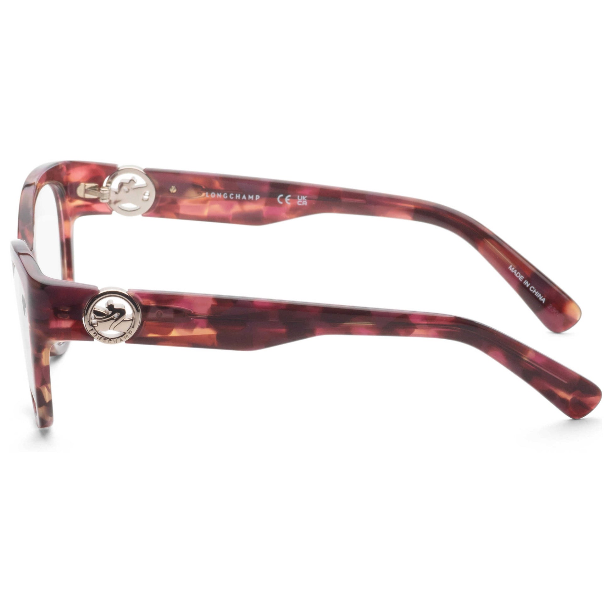 Left view of Longchamp Women's Opticals LO2728-606-53
