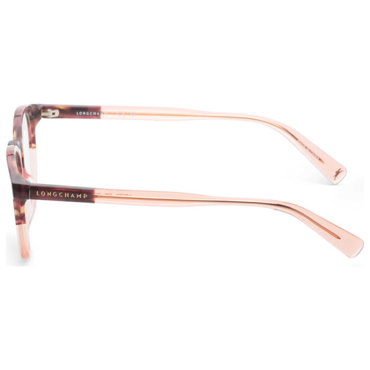 Left view of Longchamp Women's Opticals LO2752-608-49
