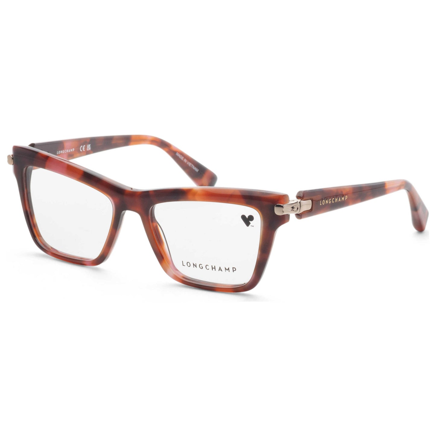 Front view of Longchamp Women's Opticals LO2766N-690-53