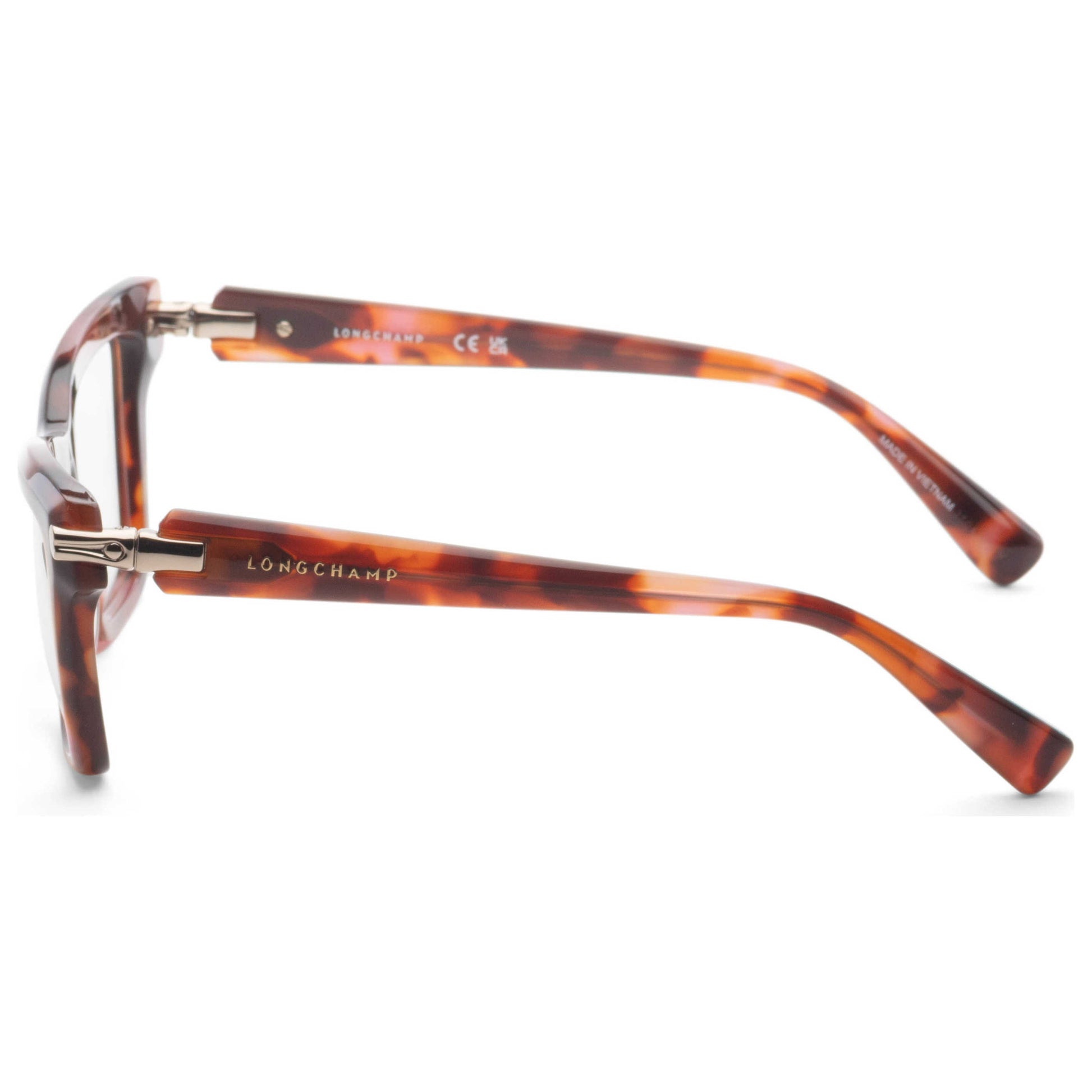 Left view of Longchamp Women's Opticals LO2766N-690-53