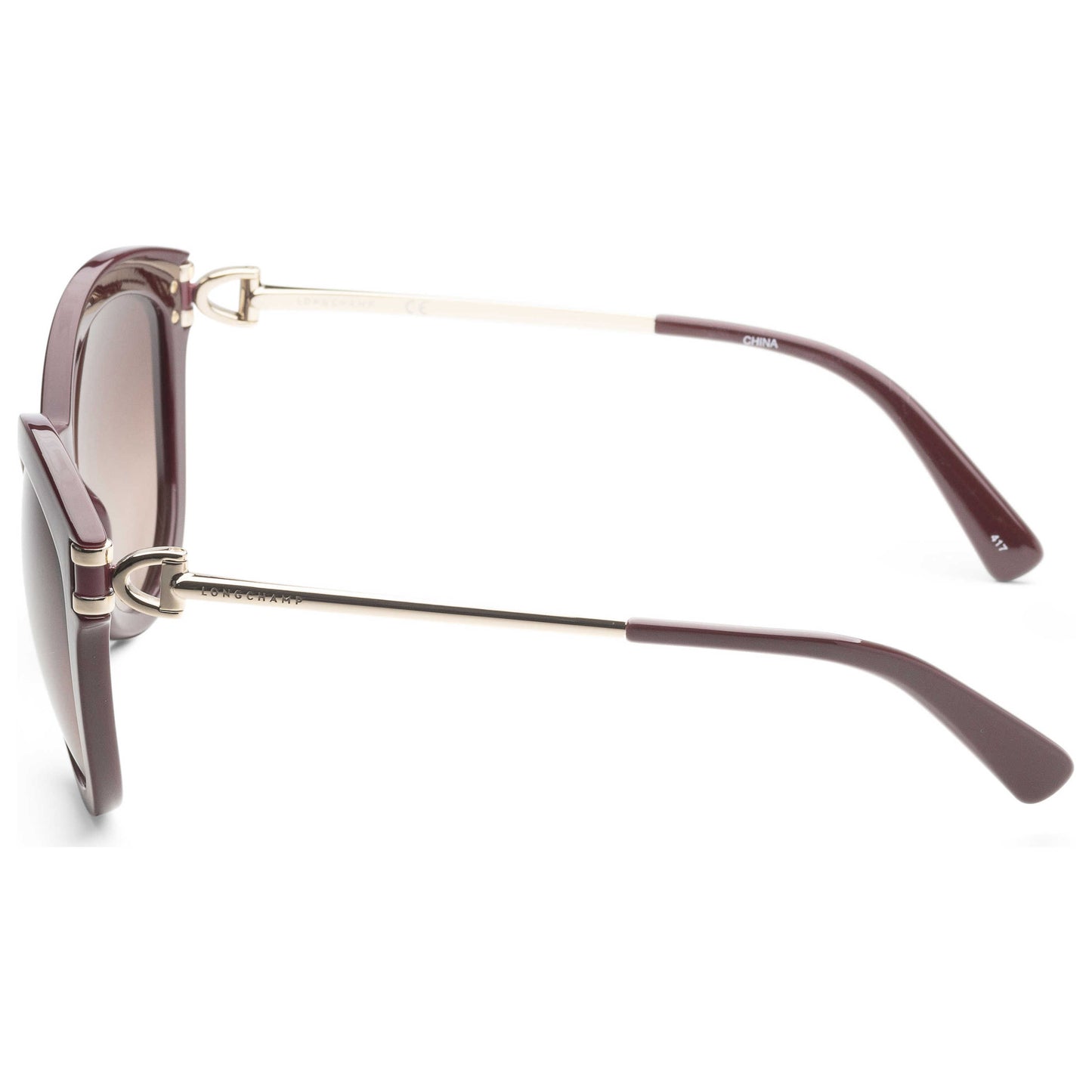 Left view of Longchamp Women's Sunglasses LO604S-602