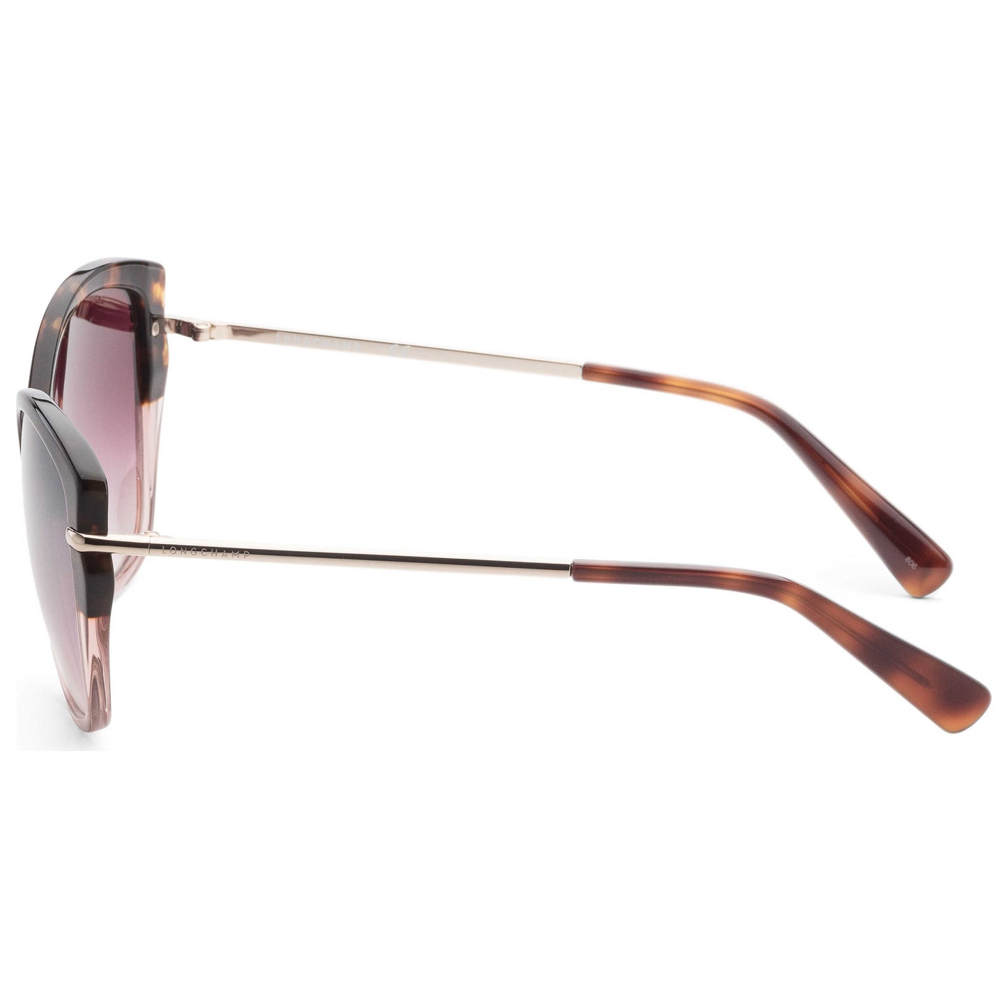 Left view of Longchamp Women's Sunglasses LO627S-690