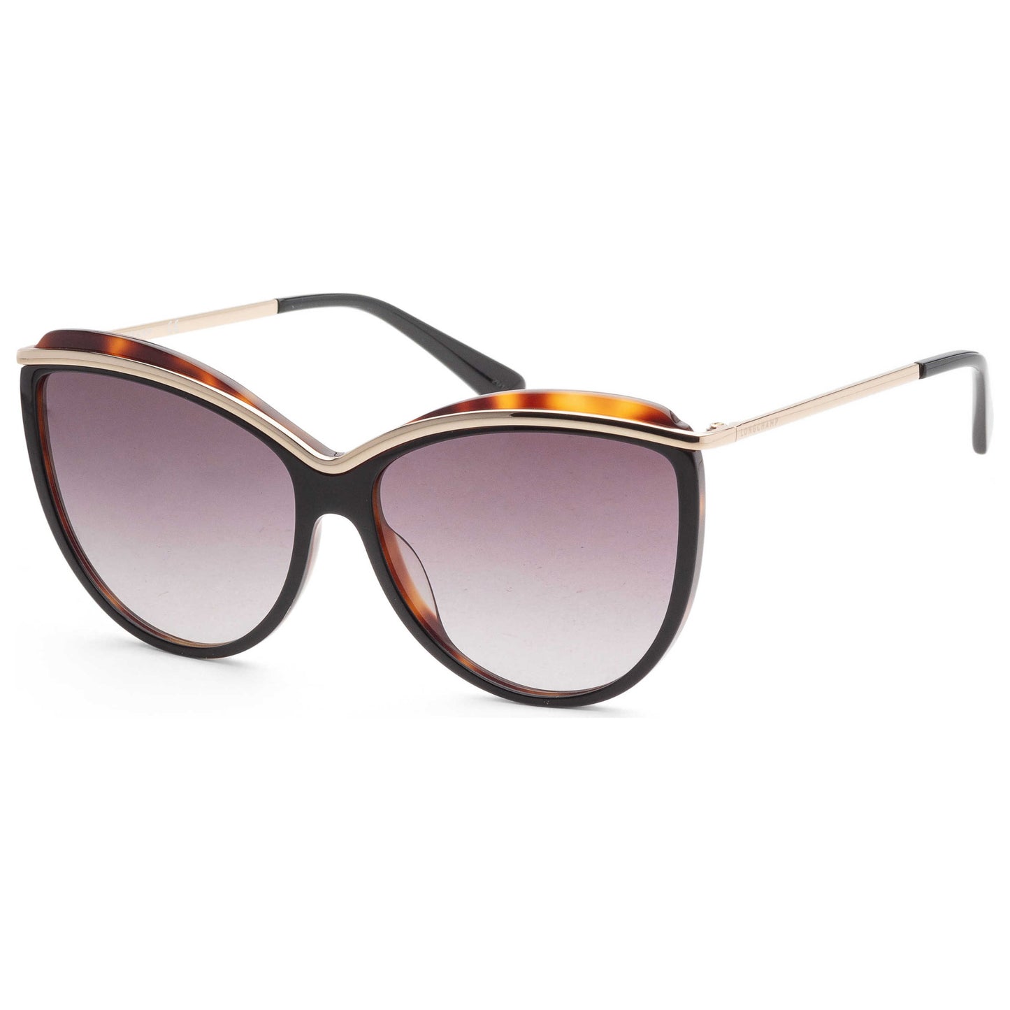 Front view of Longchamp Fashion Women's Sunglasses LO676S-010