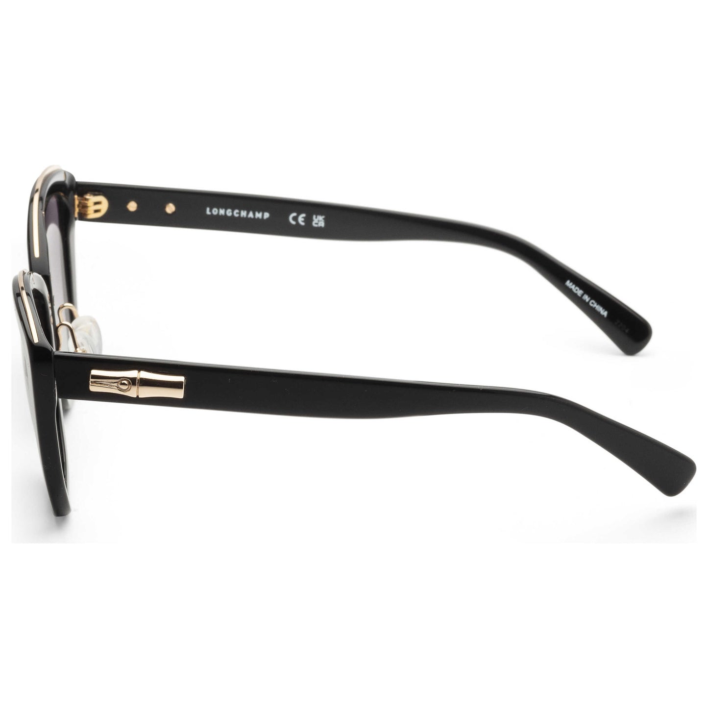 Left view of Longchamp Fashion Women's Sunglasses LO687S-001