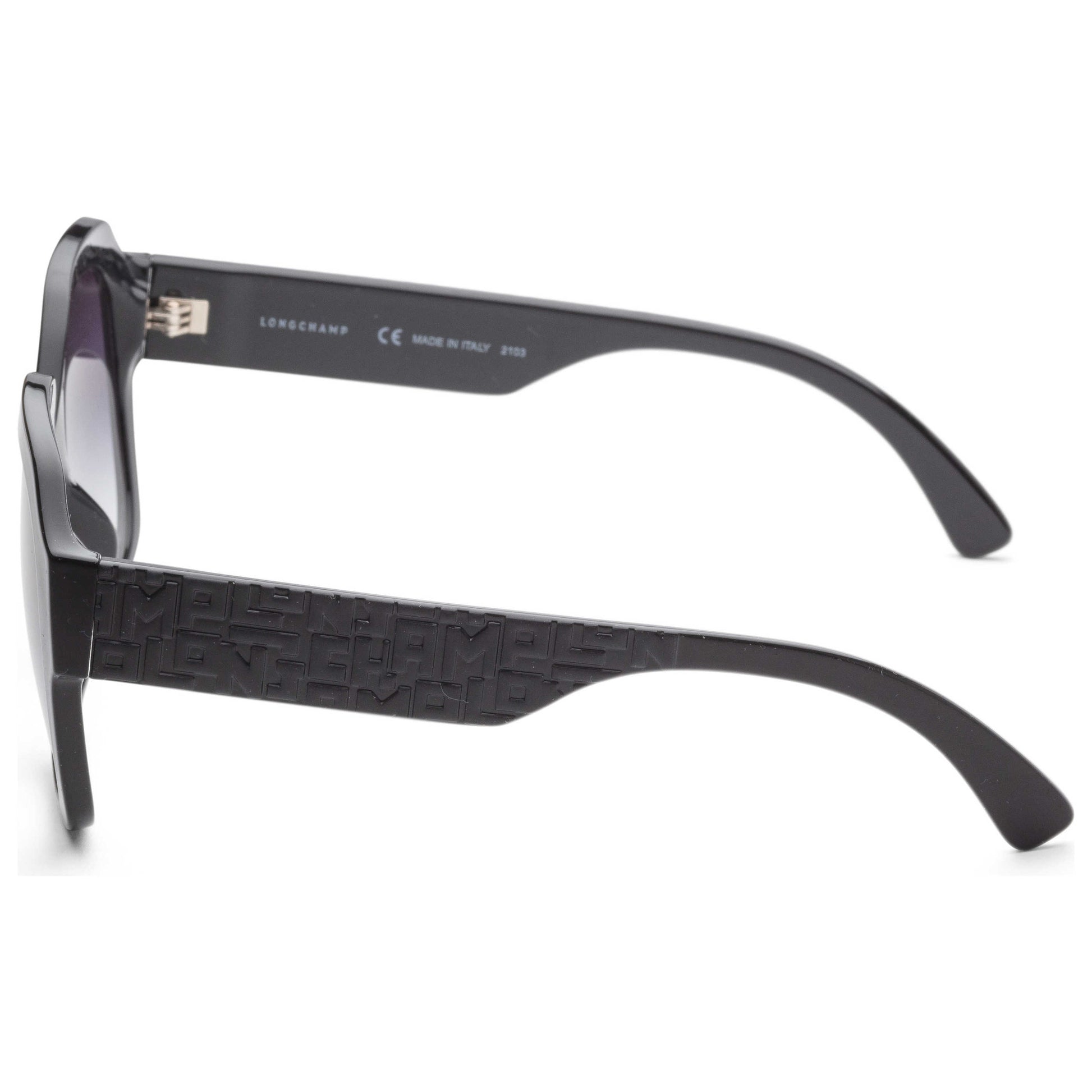 Left view of Longchamp Fashion Women's Sunglasses LO690S-001