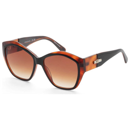 Front view of Longchamp Women's Sunglasses LO712SN-011-57