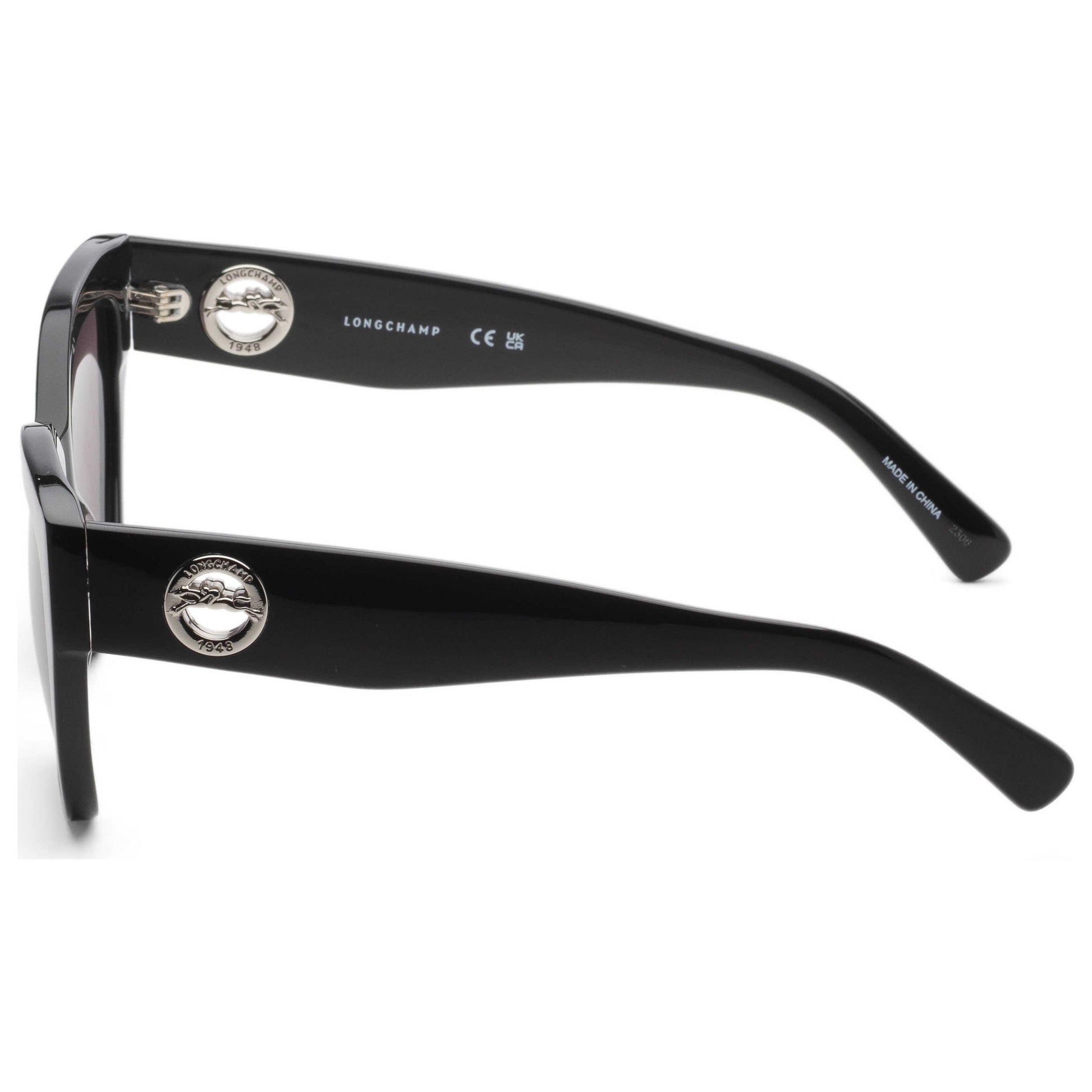 Left view of Longchamp Women's Sunglasses LO741S-001-55