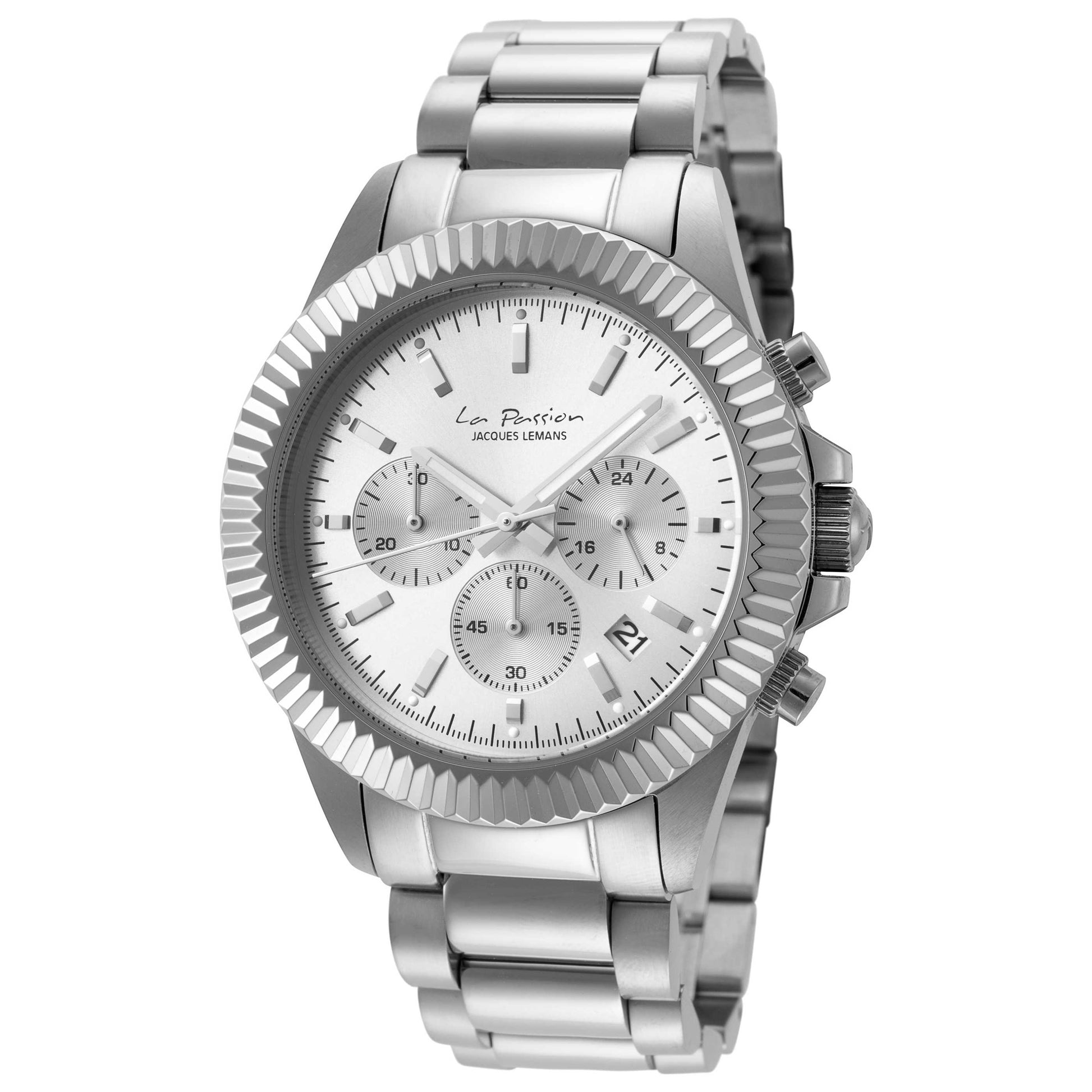 Front view of Jacques Lemans La Passion Unisex Quartz Watch LP-111E