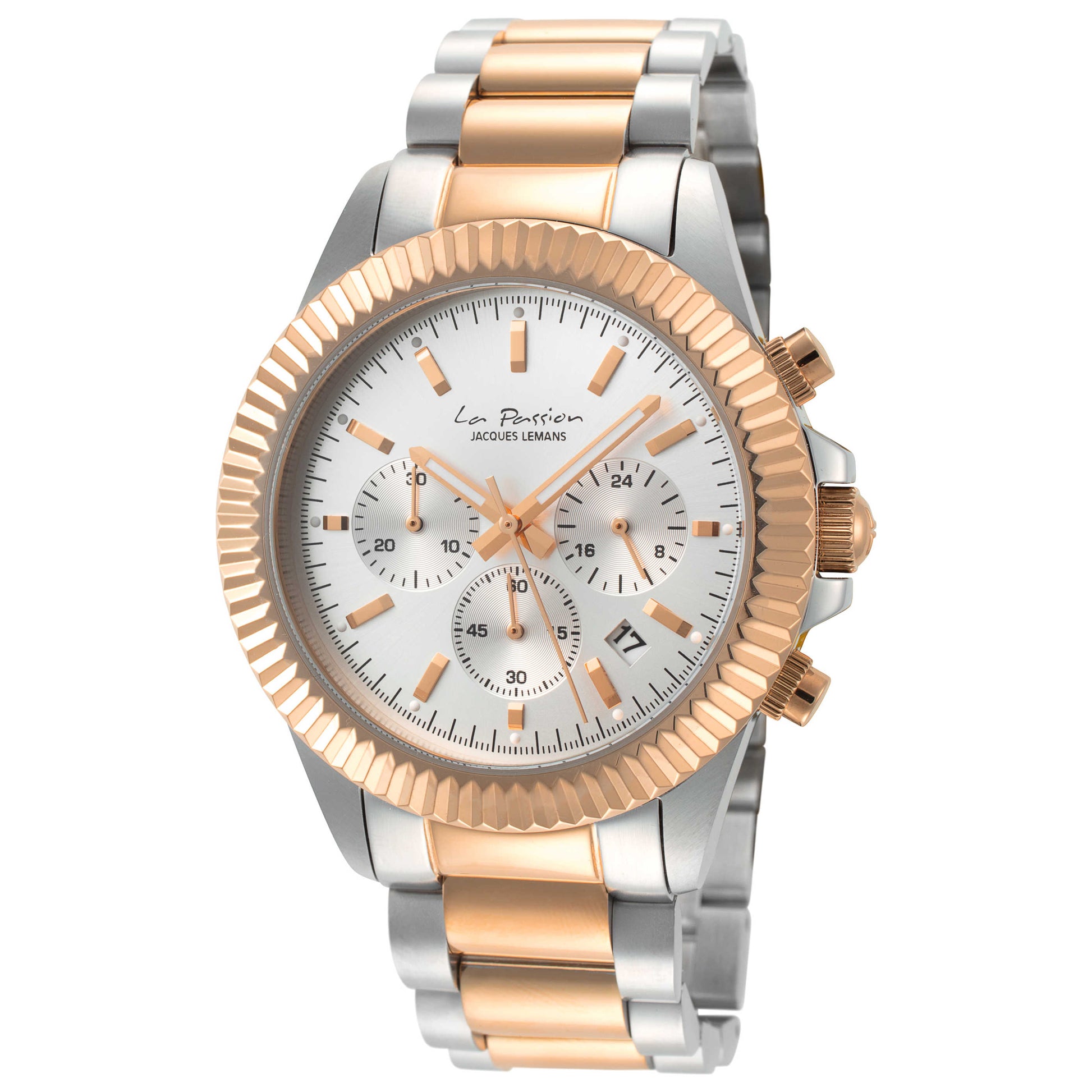 Front view of Jacques Lemans La Passion Unisex Quartz Watch LP-111H