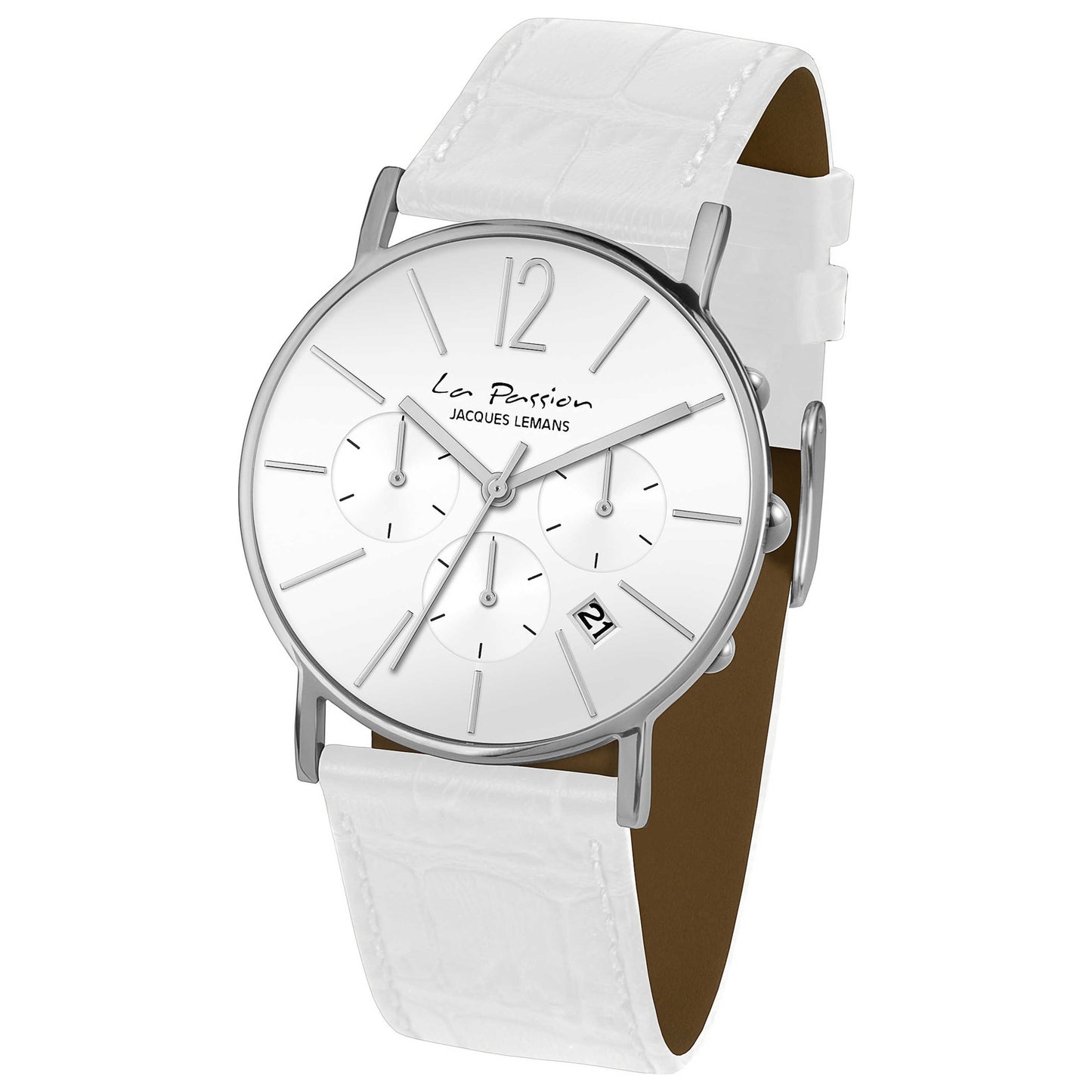 Front view of Jacques Lemans La Passion Unisex Quartz Watch LP-123J