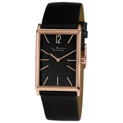 Front view of Jacques Lemans La Passion Unisex Quartz Watch LP-126E