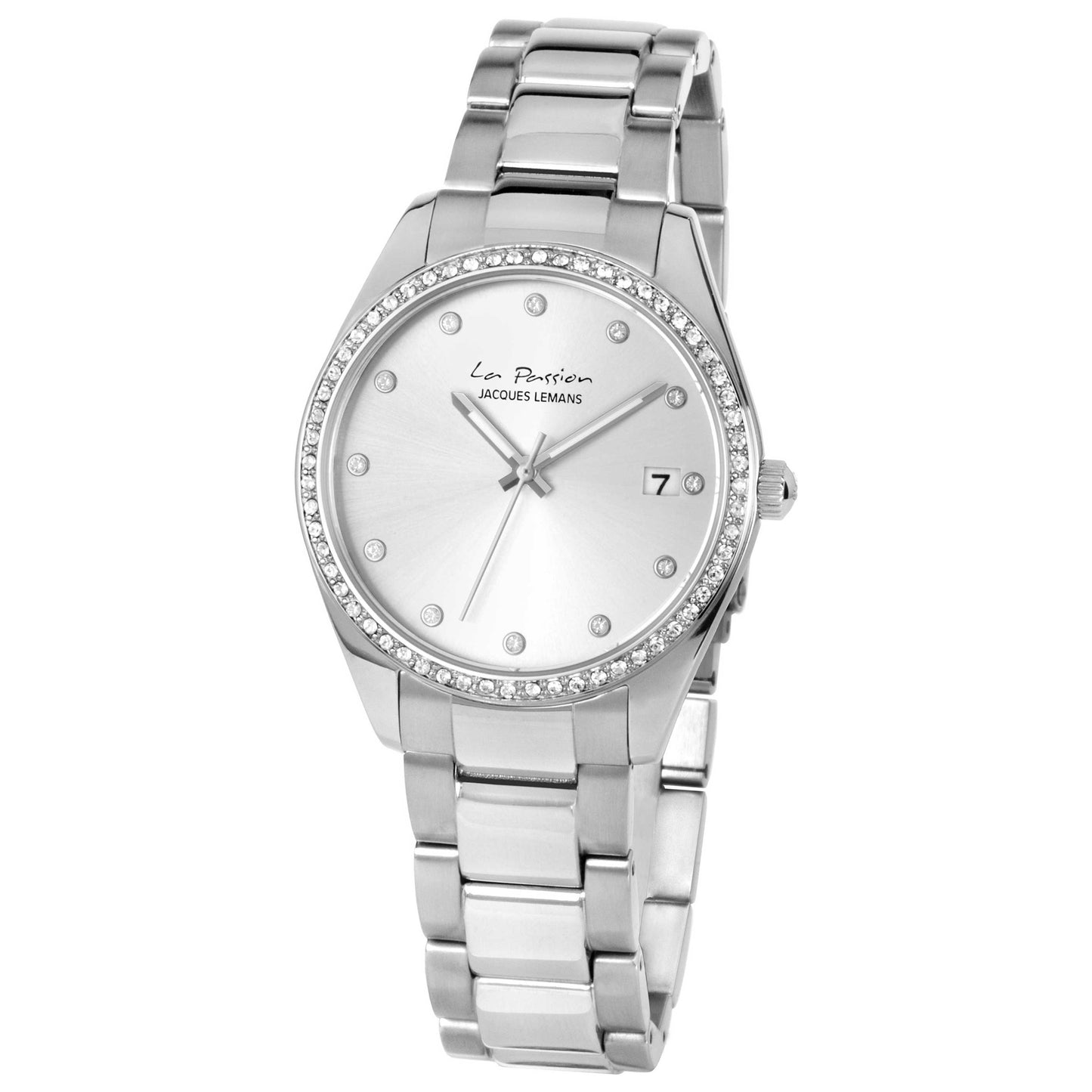 Front view of Jacques Lemans La Passion Women's Quartz Watch LP-133F