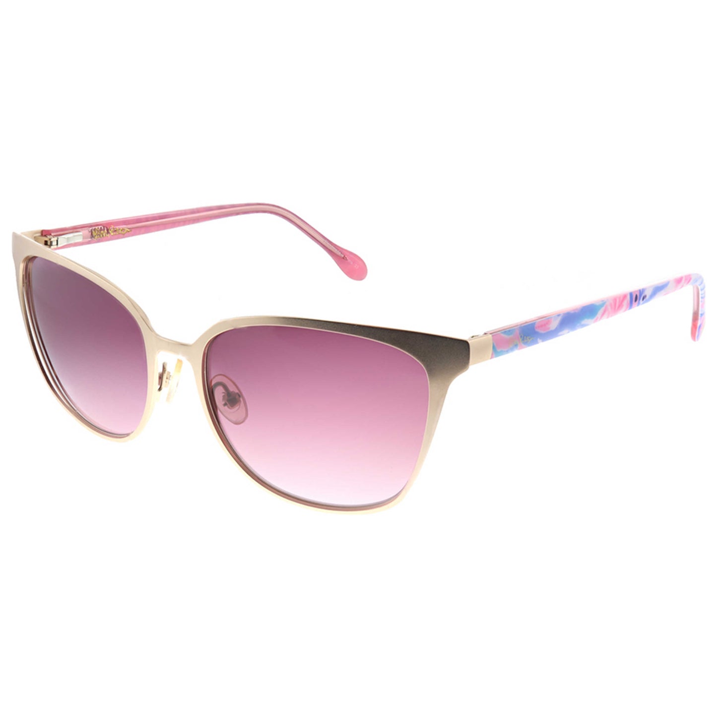 Front view of Lilly Pulitzer Sheba Women's Sunglasses LP-Sheba-YG