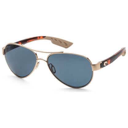 Front view of Costa del Mar Loreto Unisex Sunglasses LR64OGP