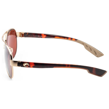 Left view of Costa del Mar Loreto Unisex Sunglasses LR64OSCP