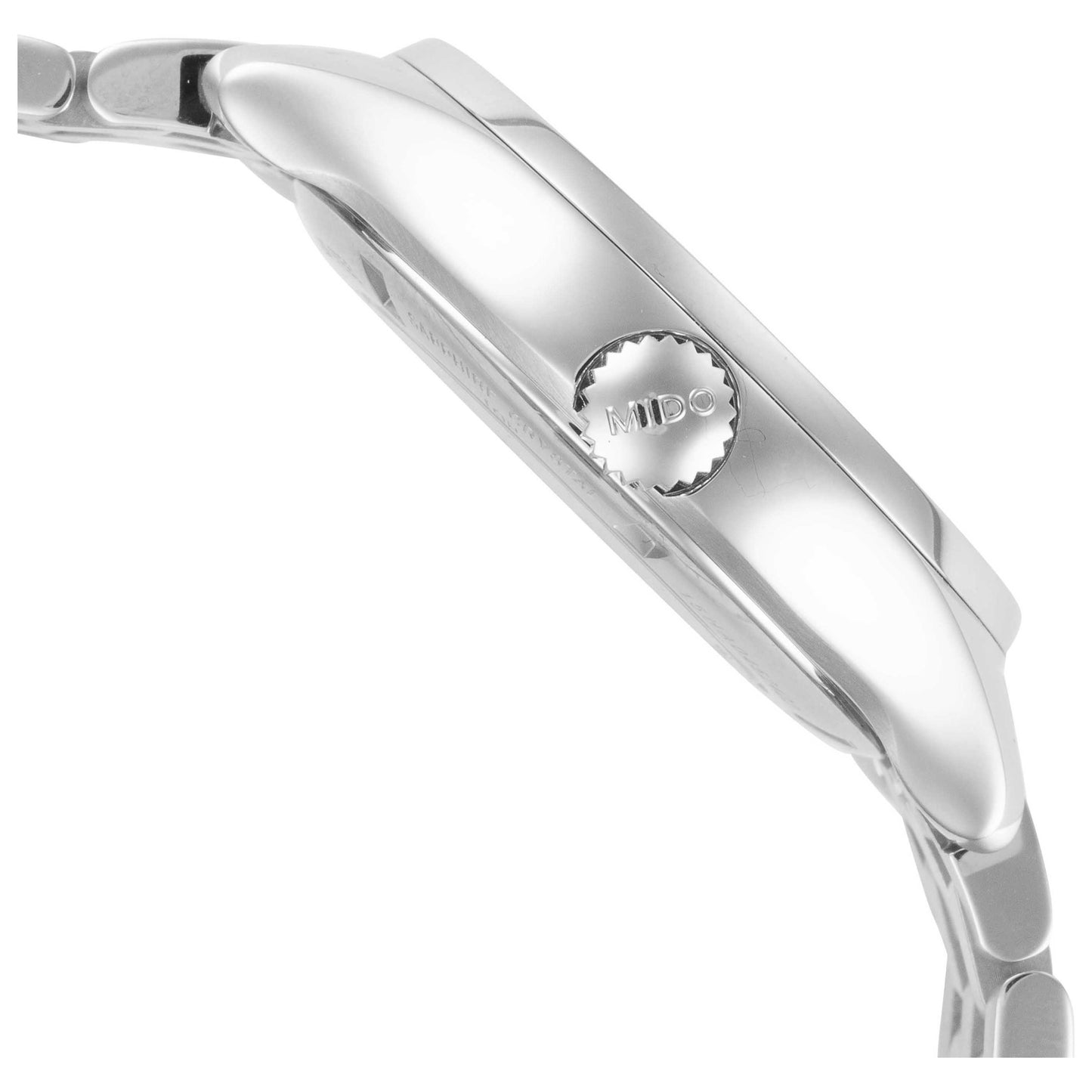 Right view of Mido Belluna Clou De Paris Men's Automatic Watch M0014311103192