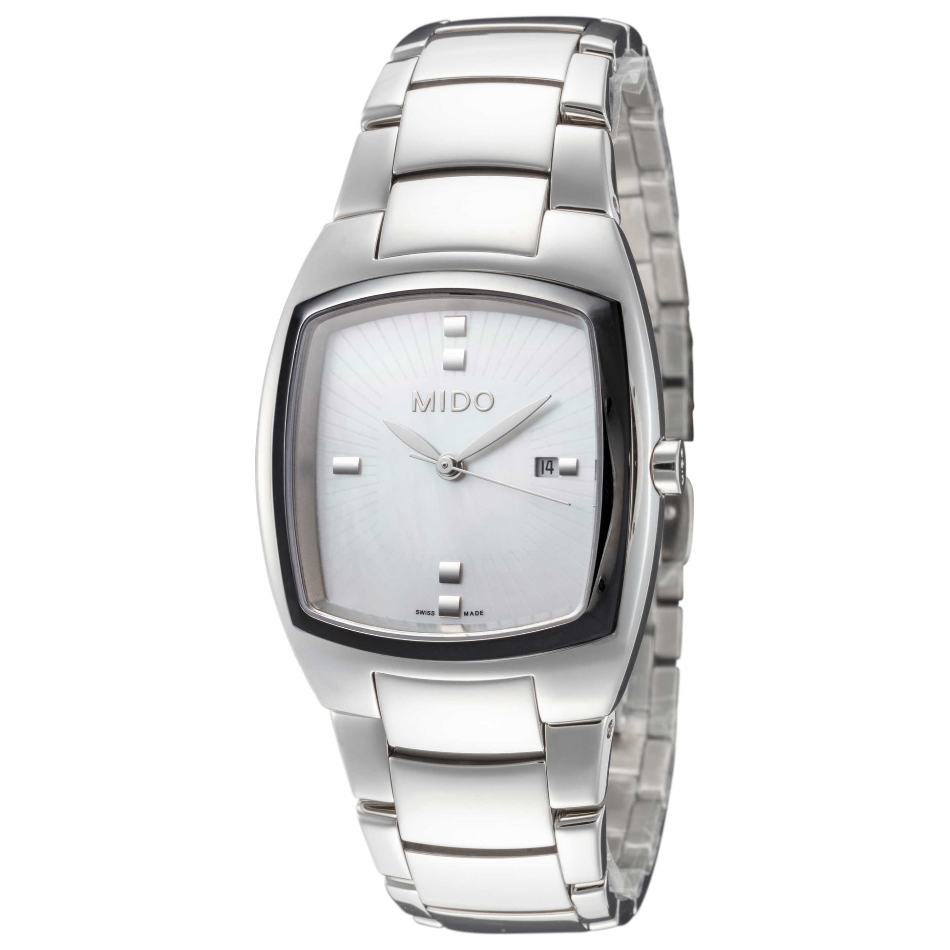 Front view of Mido Romantique Women's Quartz Watch M0043101110100