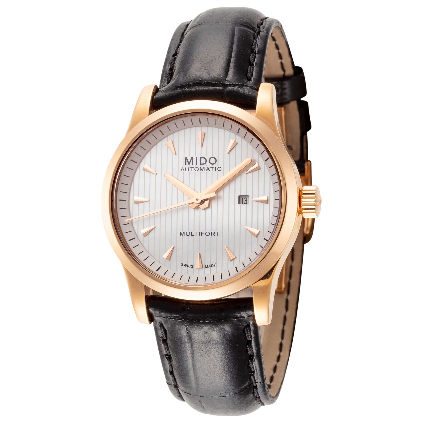 Front view of Mido Multifort Women's Automatic Watch M0050073610100