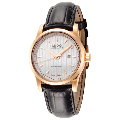 Front view of Mido Multifort Women's Automatic Watch M0050073610100