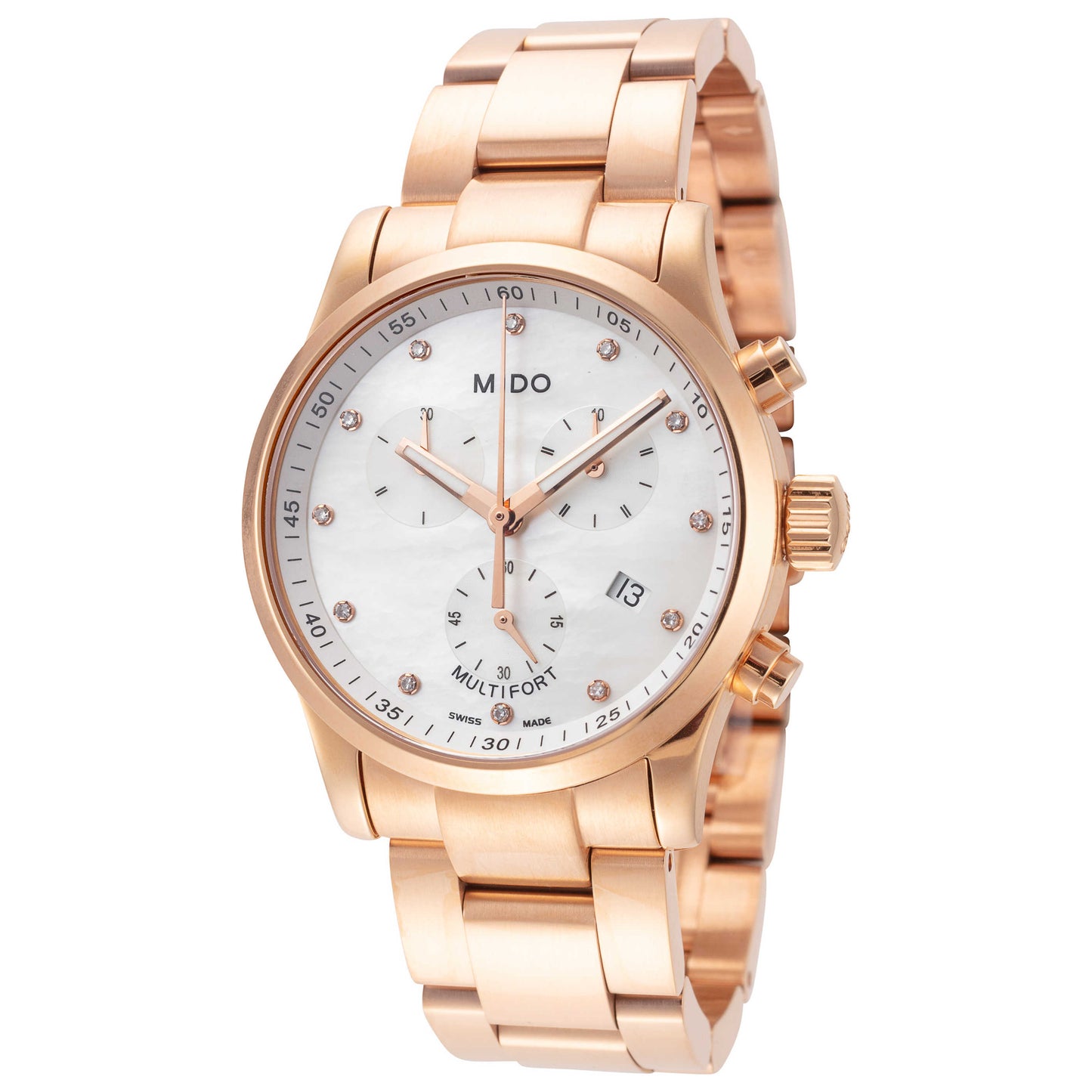 Front view of Mido Multifort Women's Quartz Watch M0052173311600