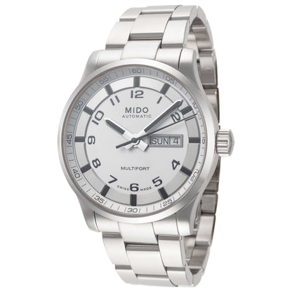 Front view of Mido Multifort Men's Automatic Watch M0054301103280