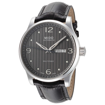 Front view of Mido Multifort Men's Automatic Watch M0054301606080