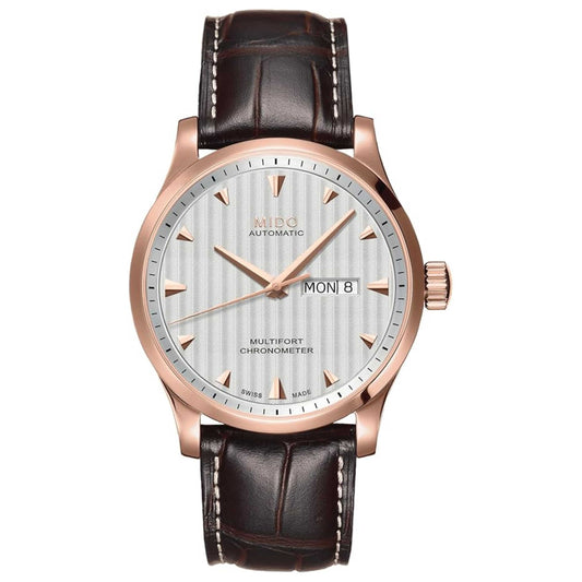 Front view of Mido Multifort Men's Automatic Watch M0054303603180