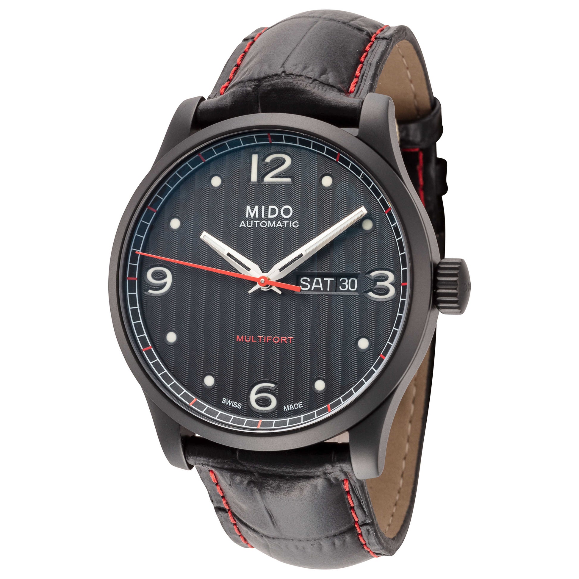 Front view of Mido Multifort Men's Automatic Watch M0054303705080