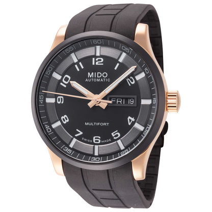 Front view of Mido Multifort Men's Automatic Watch M0054303705780