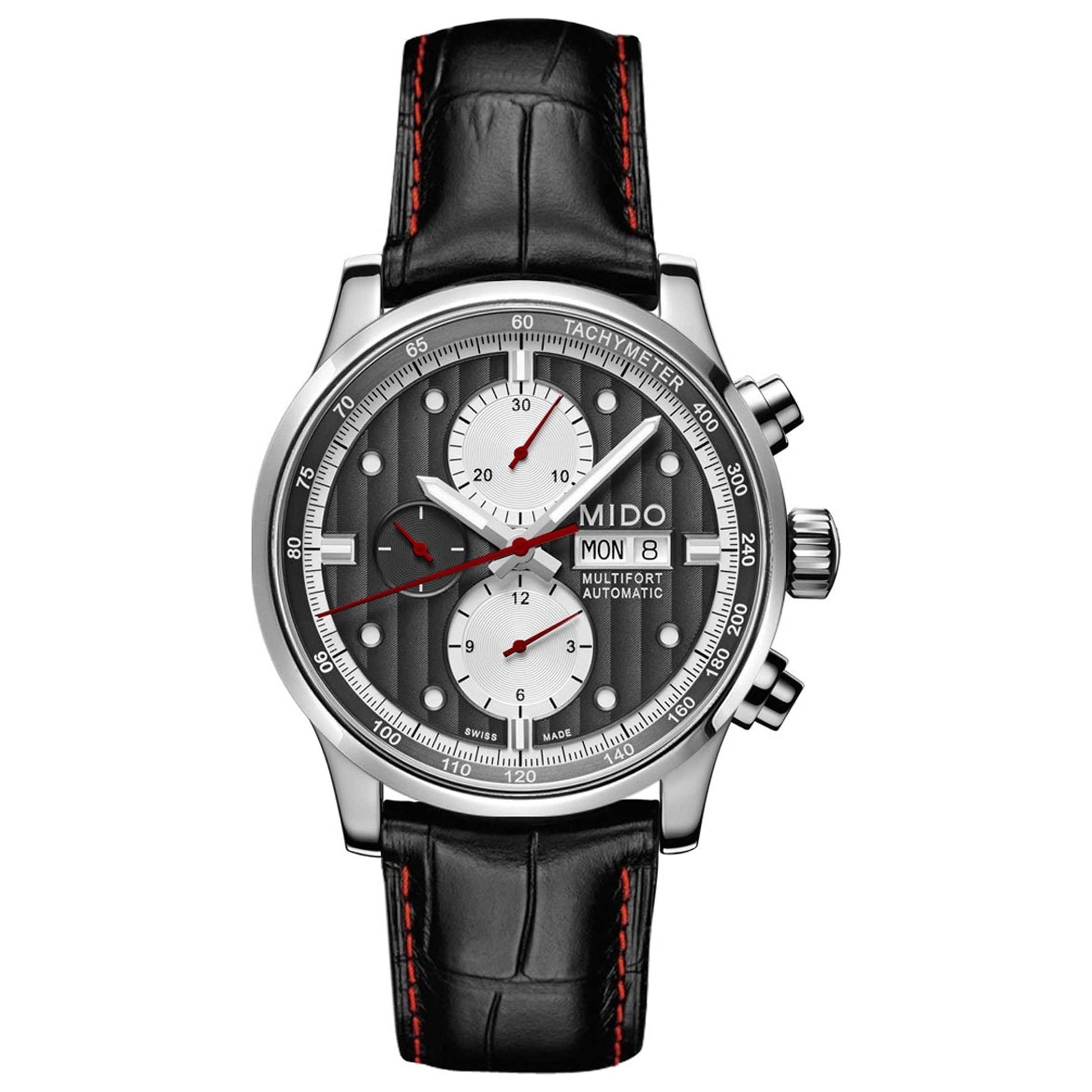 Front view of Mido Multifort Men's Automatic Watch M0056141606122