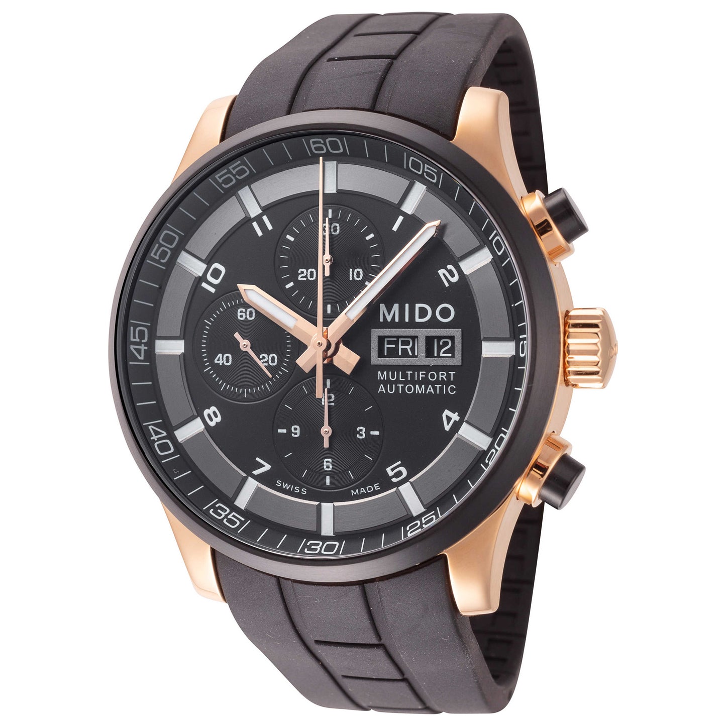 Front view of Mido Multifort Men's Automatic Watch M0056143705709