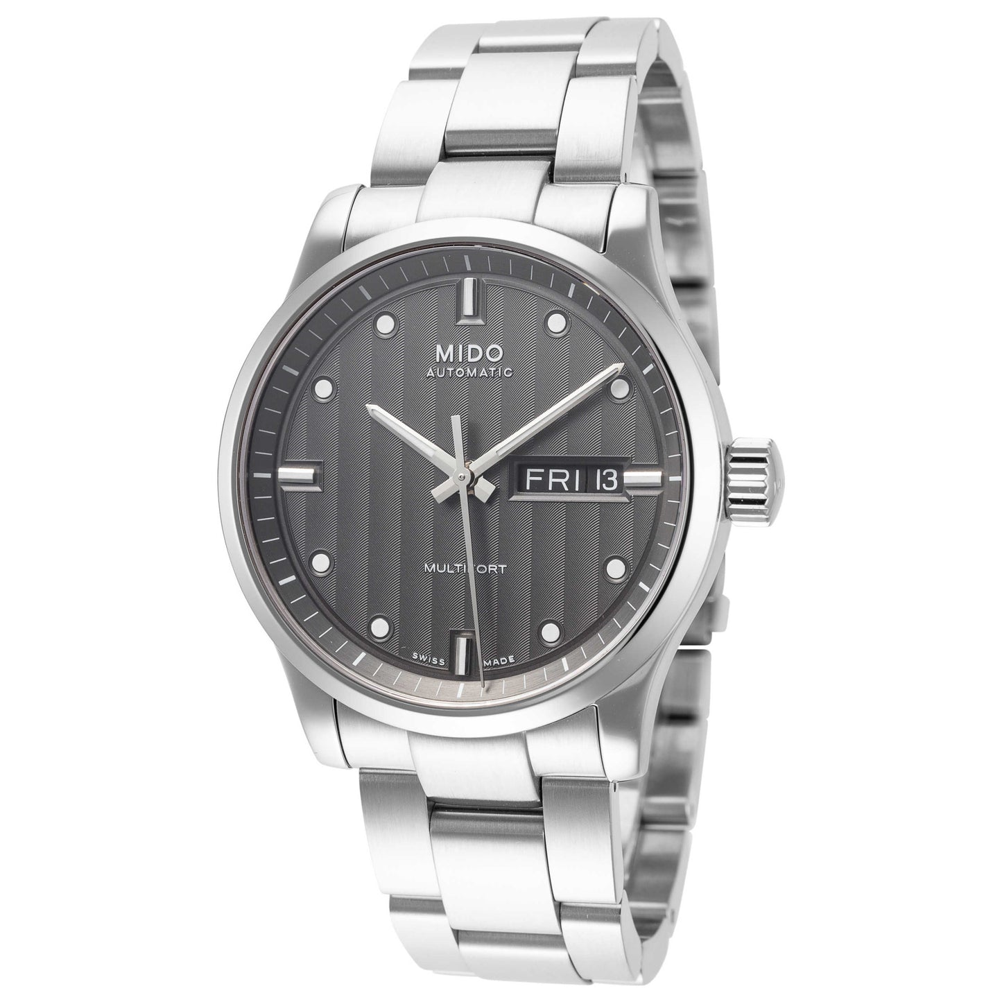 Front view of Mido Multifort Men's Automatic Watch M0058301106180
