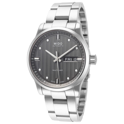 Front view of Mido Multifort Men's Automatic Watch M0058301106180