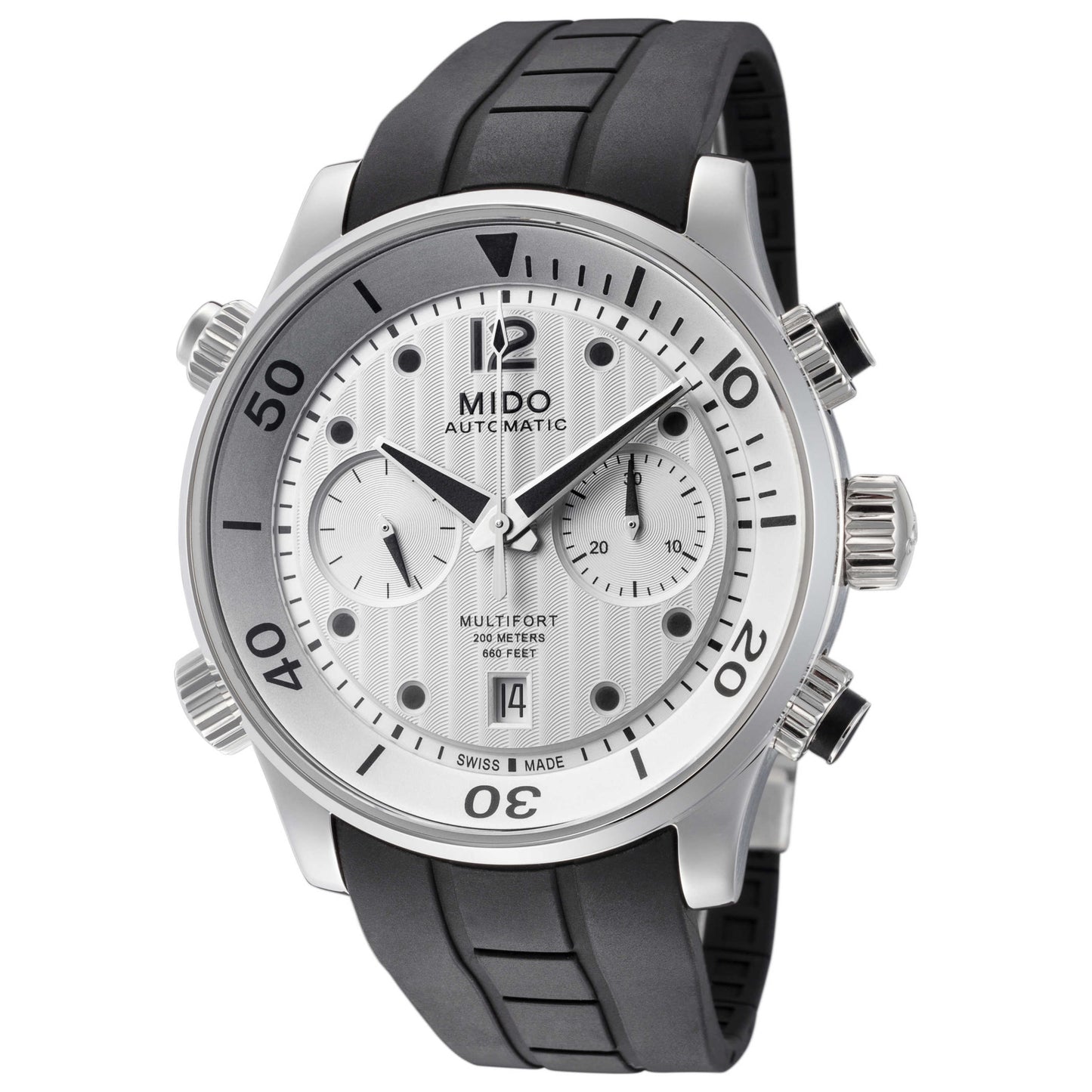 Front view of Mido Multifort Men's Automatic Watch M0059141703000