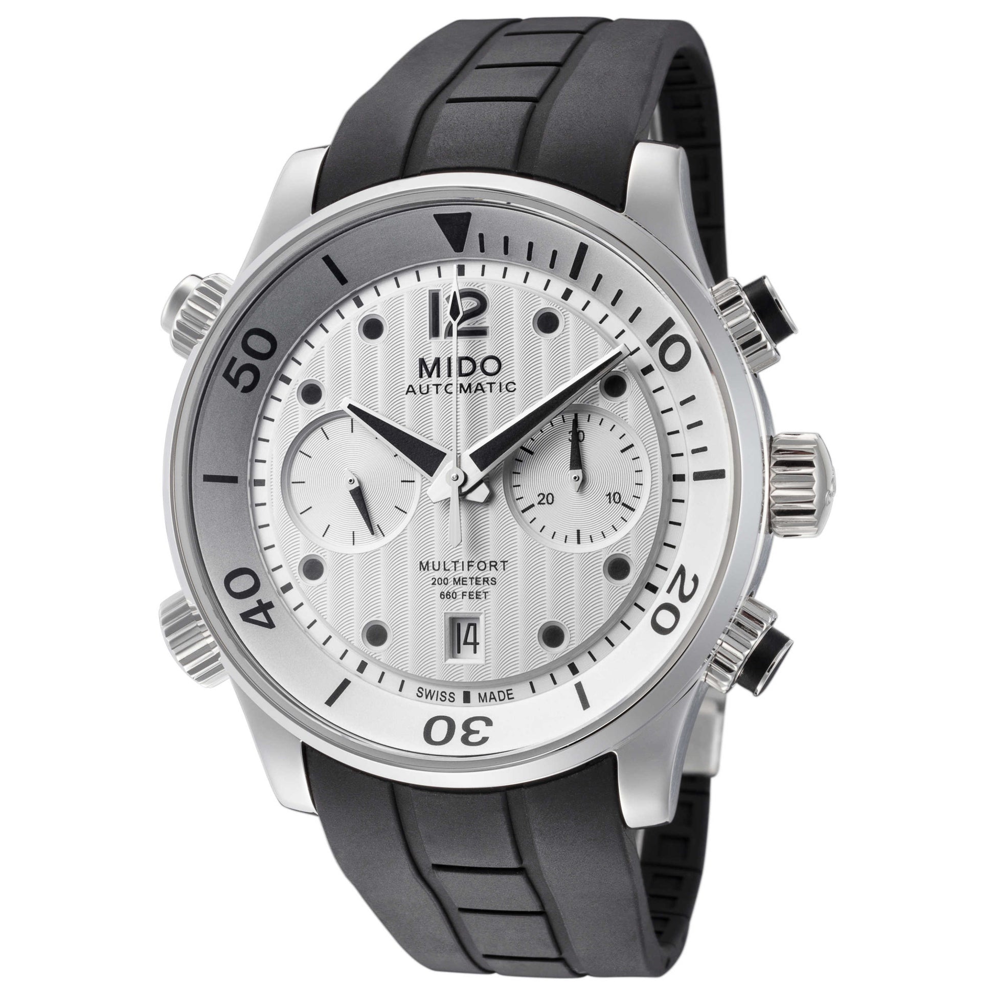 Front view of Mido Multifort Men's Automatic Watch M0059141703000