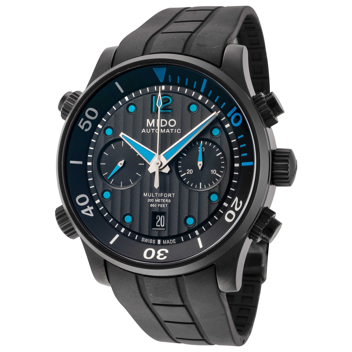 Front view of Mido Multifort Men's Automatic Watch M0059143705000
