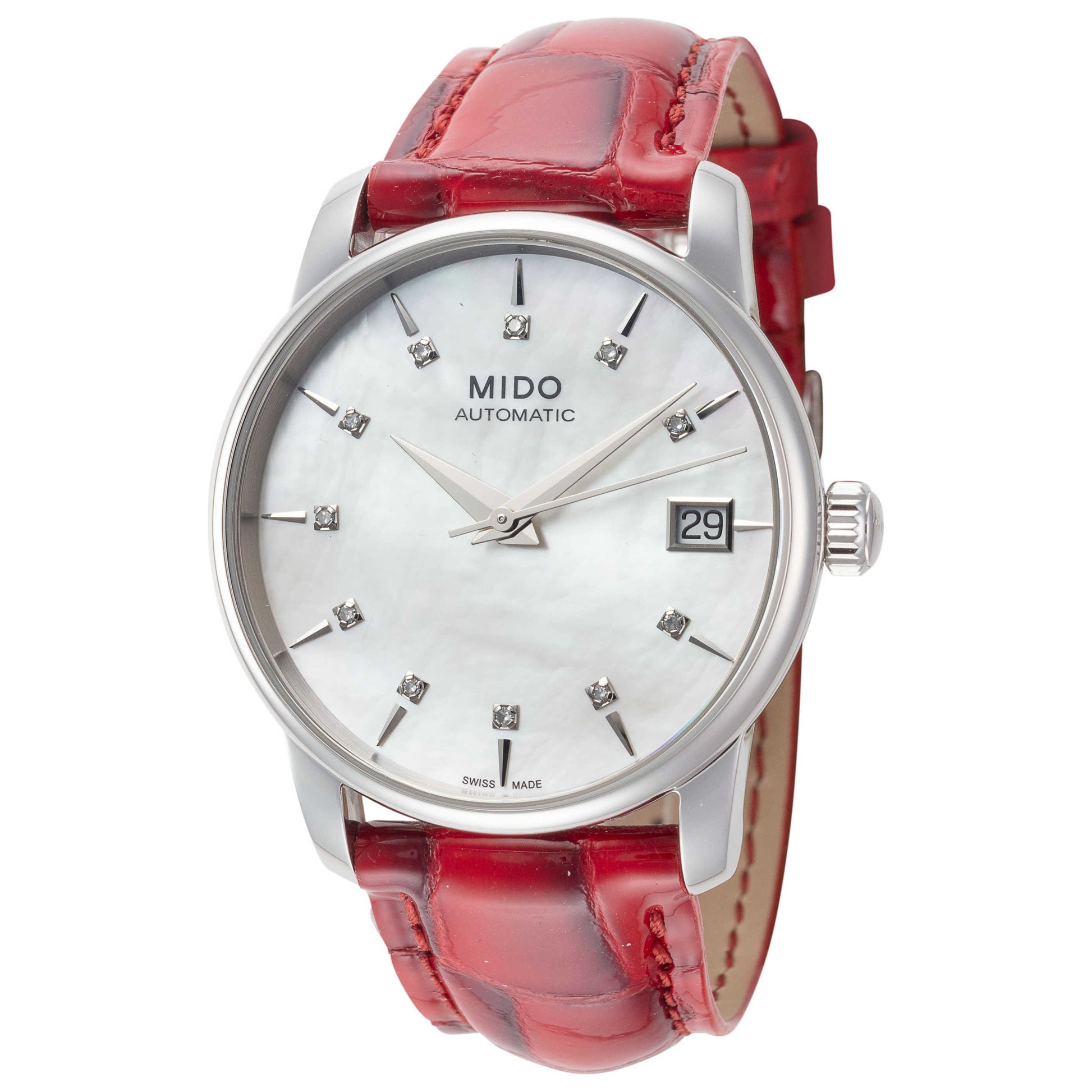Front view of Mido Baroncelli Women's Automatic Watch M0072071610600