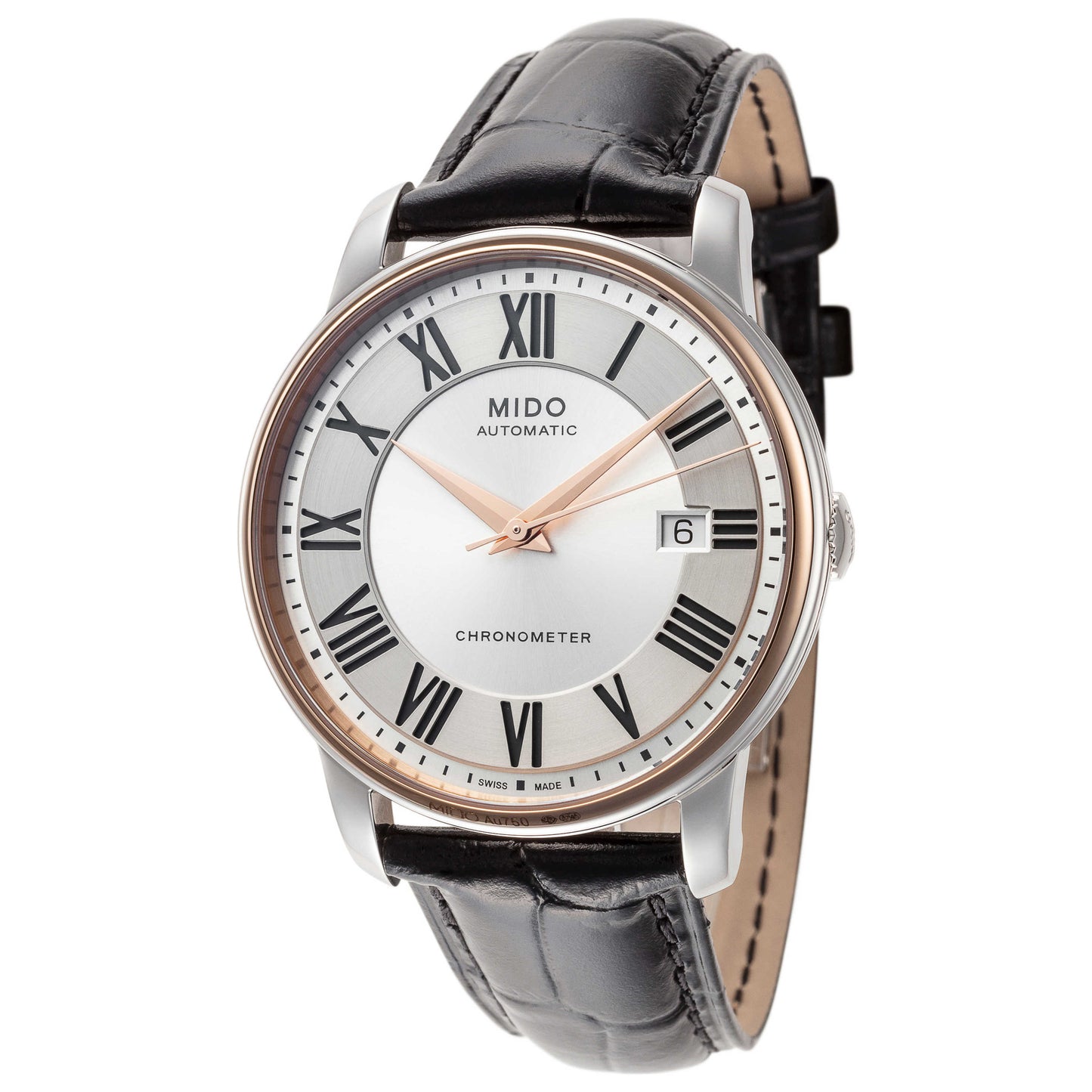 Front view of Mido Baroncelli III Men's Automatic Watch M0104084603329