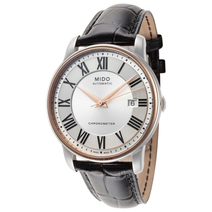 Front view of Mido Baroncelli III Men's Automatic Watch M0104084603329