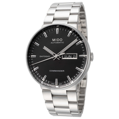 Front view of Mido Commander II Men's Automatic Watch M0144301105180