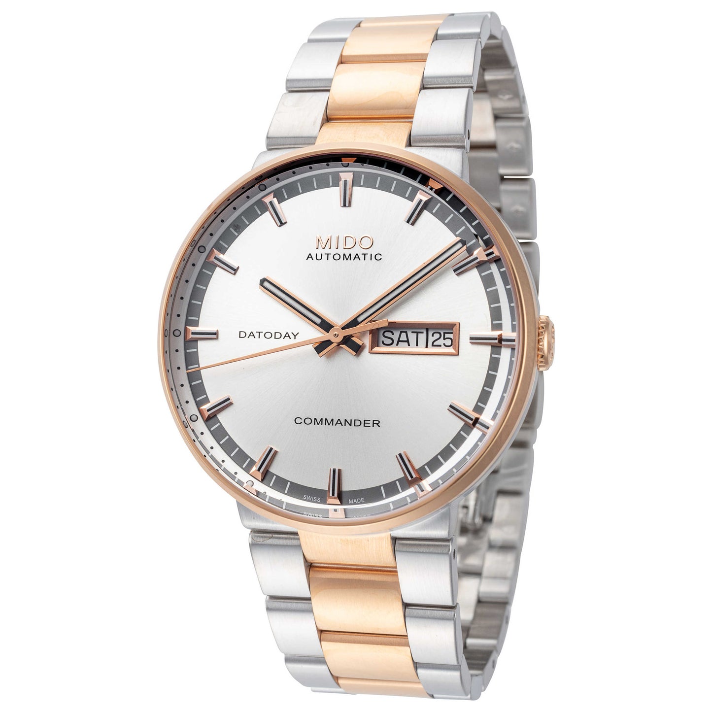 Front view of Mido Commander II Men's Automatic Watch M0144302203180