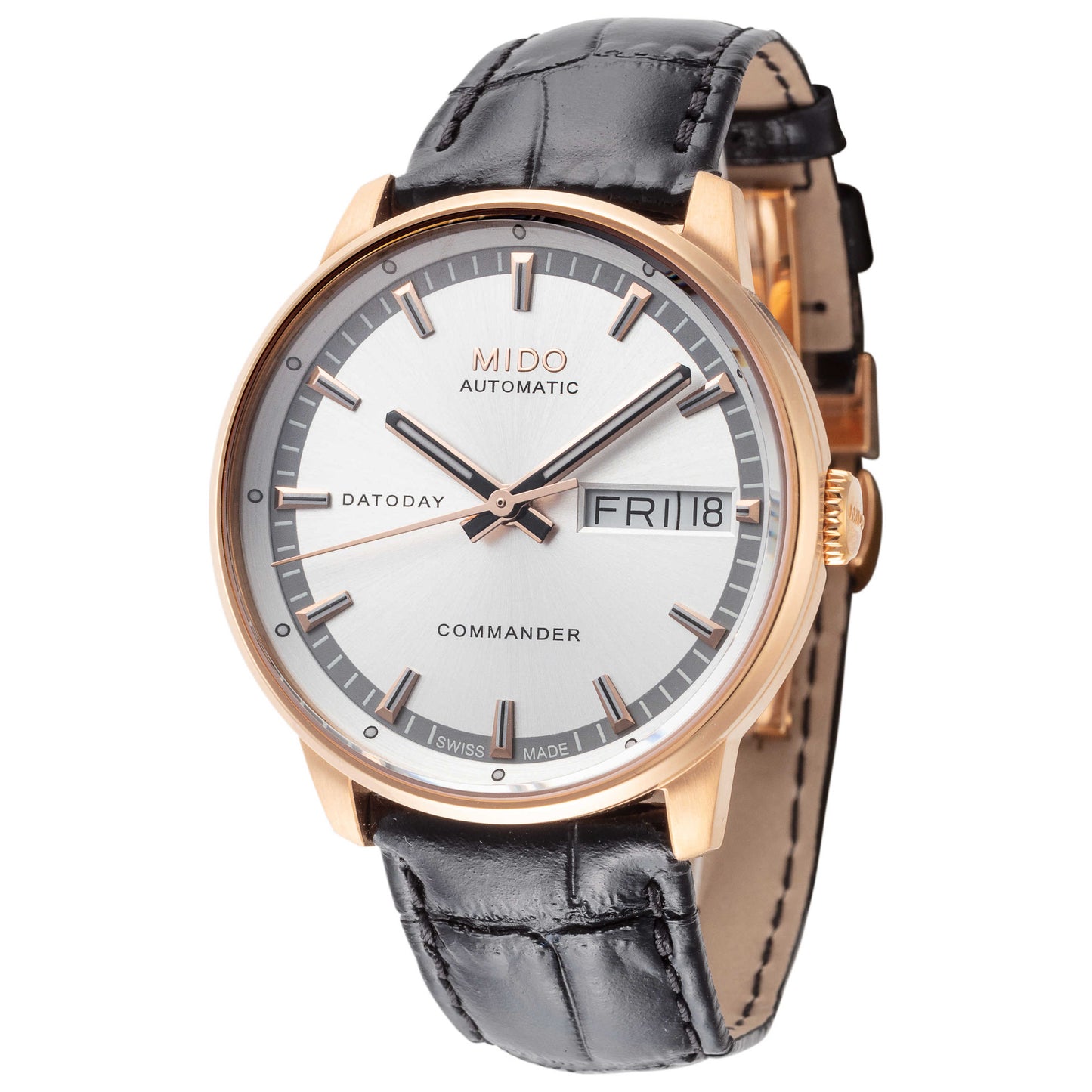 Front view of Mido Commander II Women's Automatic Watch M0162303603100