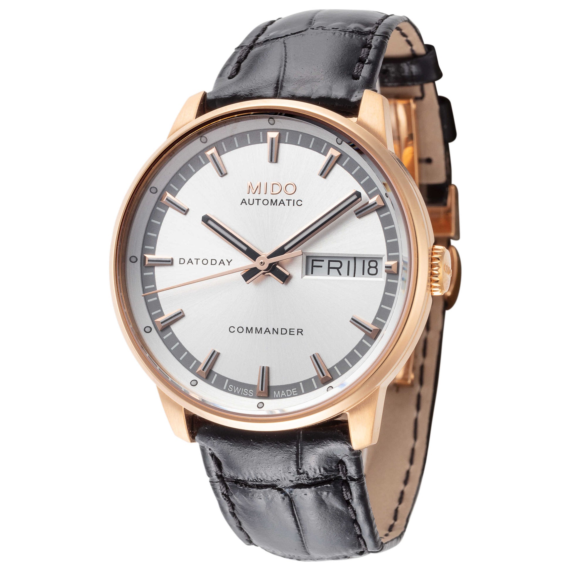 Front view of Mido Commander II Women's Automatic Watch M0162303603100