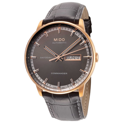 Front view of Mido Commander Men's Automatic Watch M0164303606180